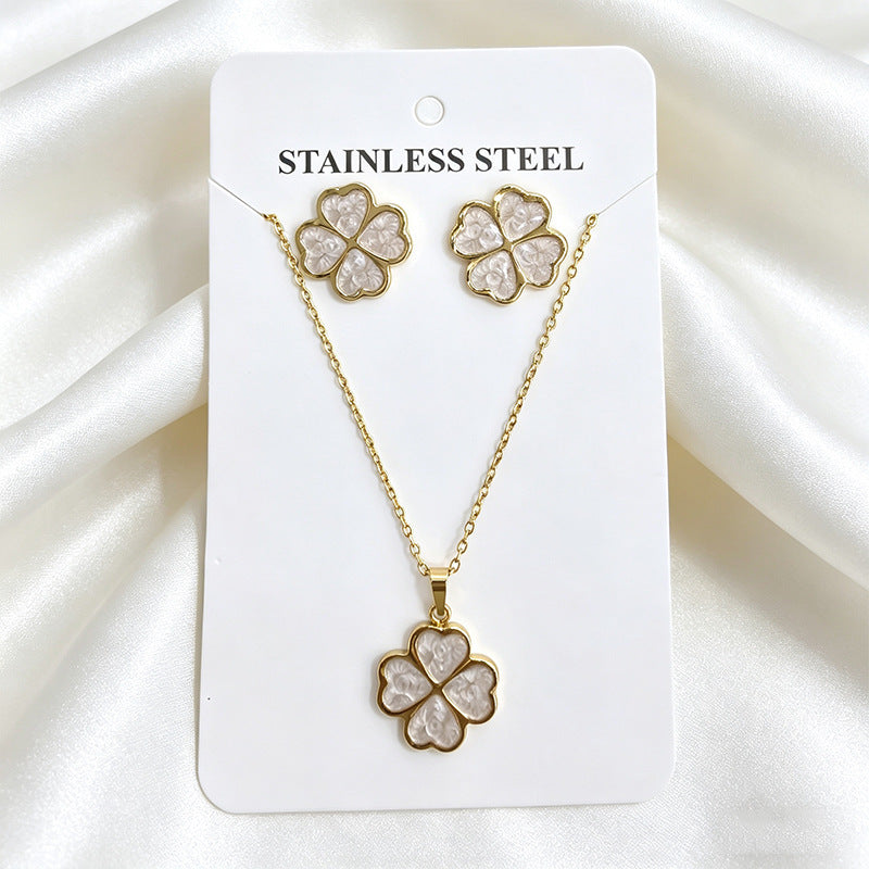Stainless Steel Enamel Titanium Fashion Personality Necklaces