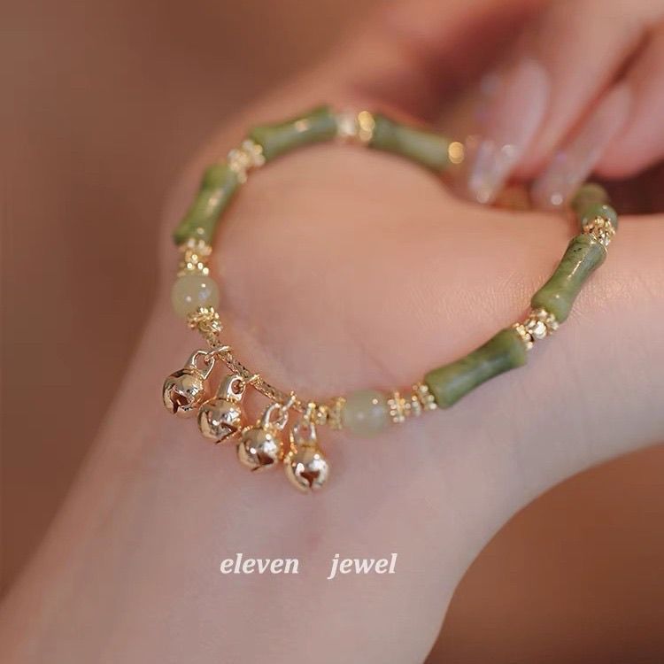 Bamboo Beaded Retro Design Niche Advanced Gift Bracelet
