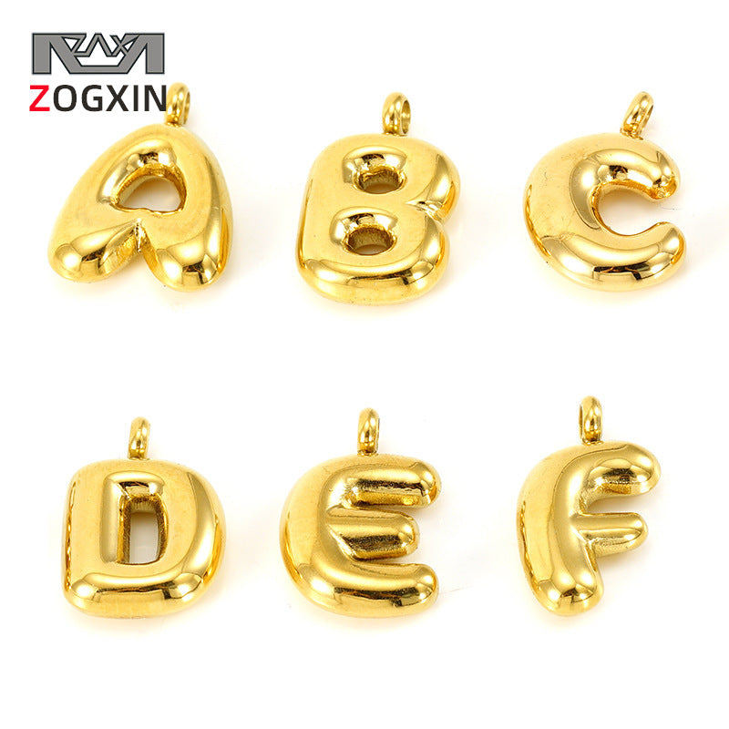 Stainless Steel Fashion Letter Titanium Letters Pendant