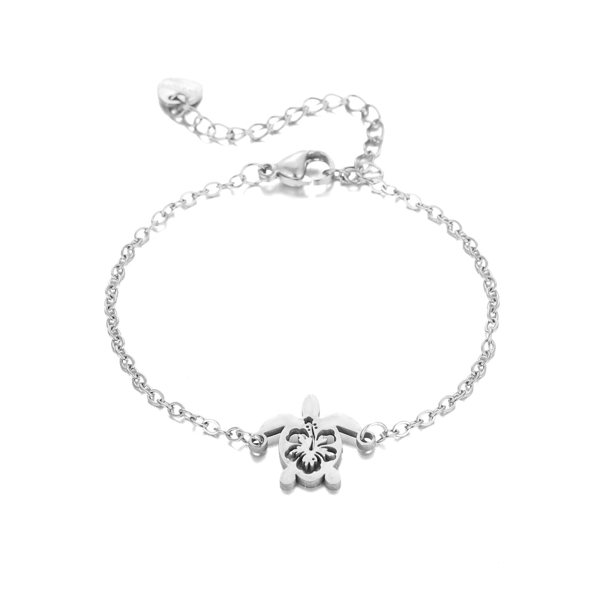 Turtle Ocean Style Cute Hollow Flower Bracelet