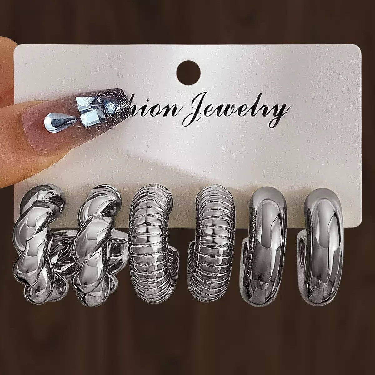 Shaped High Sense Water Drop Simple Earrings