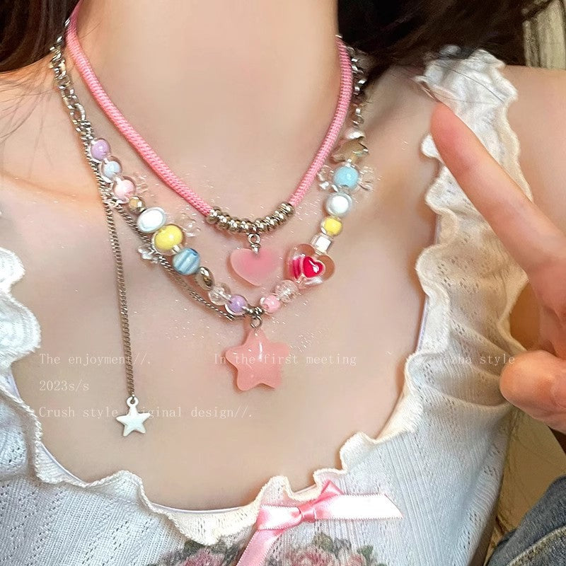 Tassel Female Temperament Sweet Cool Hot Necklaces