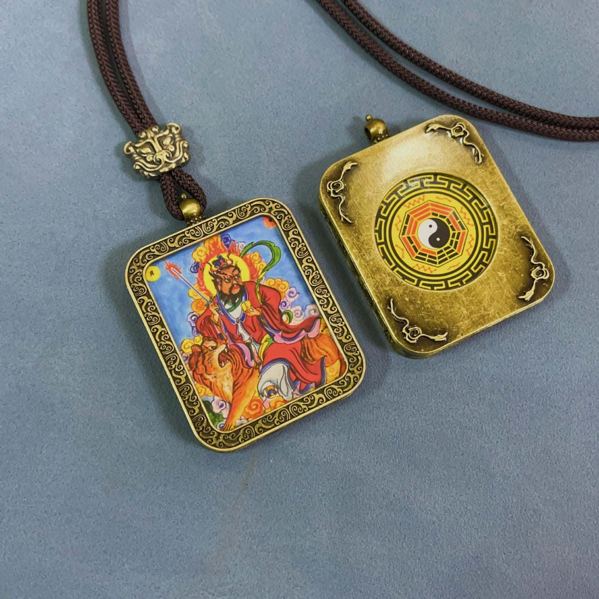 Double-sided Home Twee Zodiac Eight Patron Saints Scenic Pendants