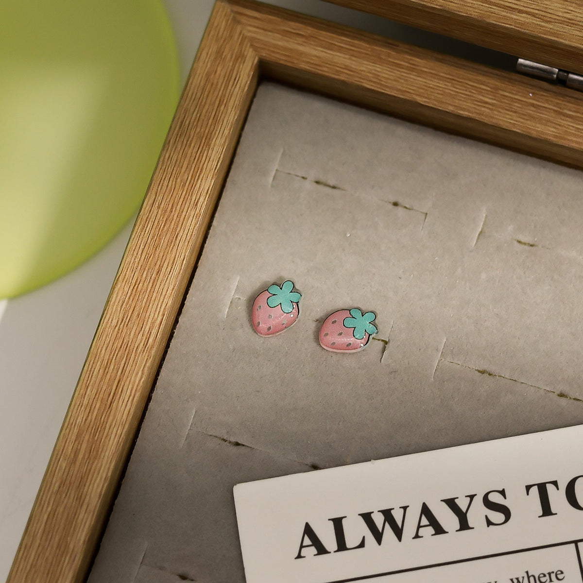 Biological Porcelain Ear Female Design Transparent Sleeping No Need To Stud Earrings