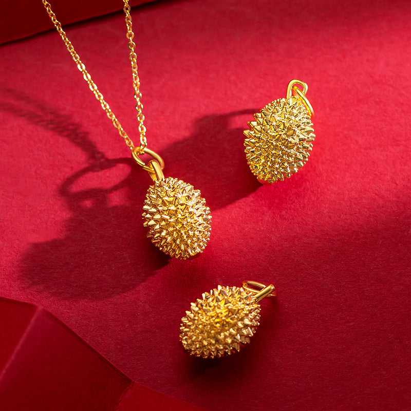 Placer Gold Rich Flower Live Stream Pendant