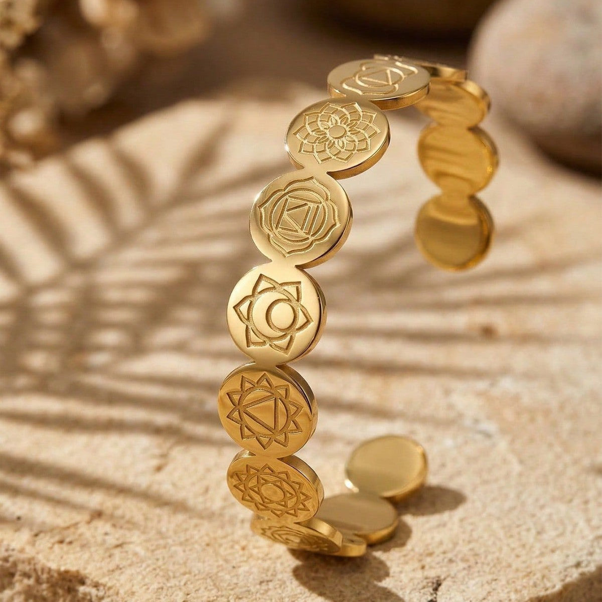 Stainless Steel Shaped Opening Adjustable Geometric Bracelet