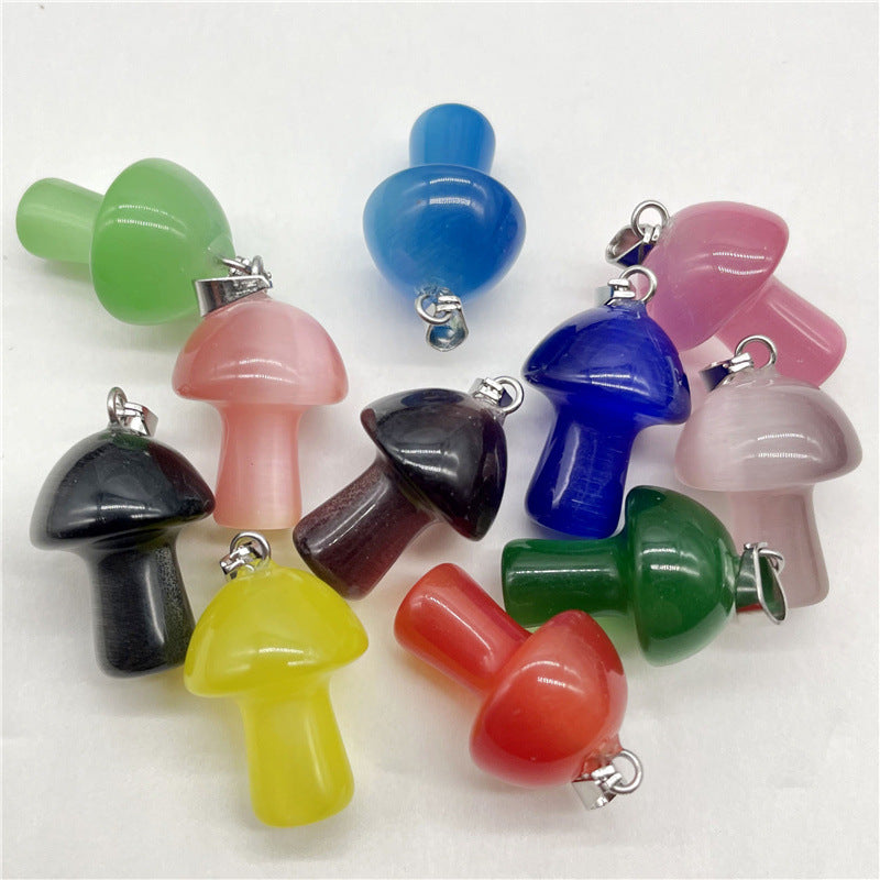 Fashion Natural Crystal Stone Mini Small Pendant