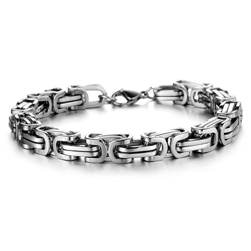 Steel High-grade Four-leaf Clover Female Simple Bracelets