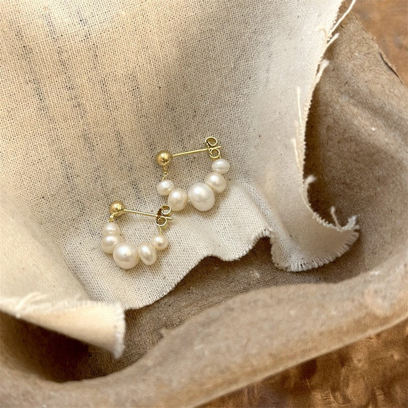 Fresh Water Pearl Elegant High Sense Special Interest Versatile Rings