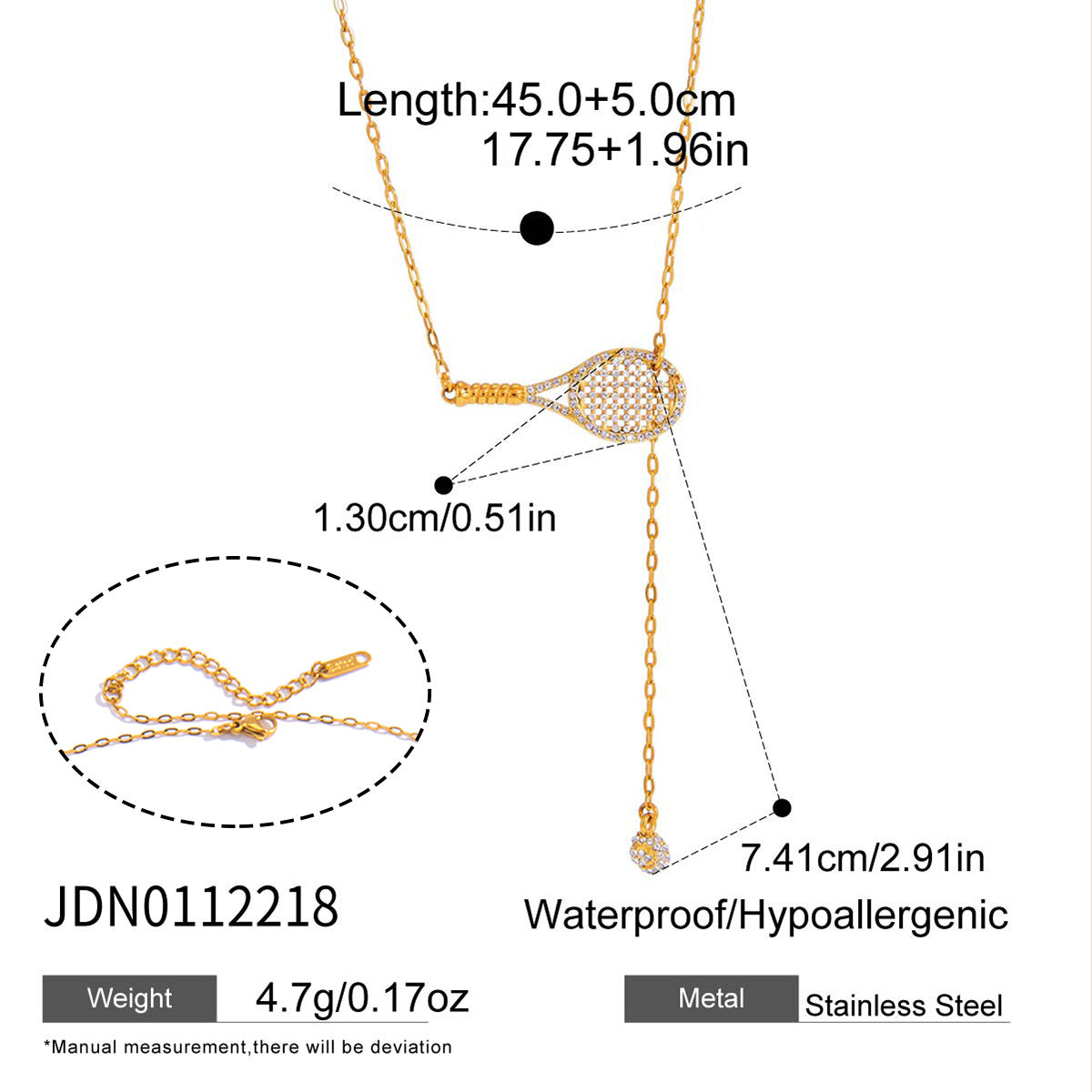 Women's Ding Titanium Steel Stainless Light Luxury High Jewelry Set