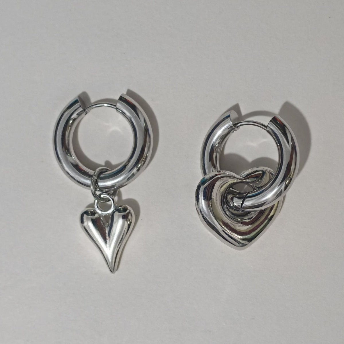 French Sweet Fashion Ear Detachable Trend Small Love Earrings