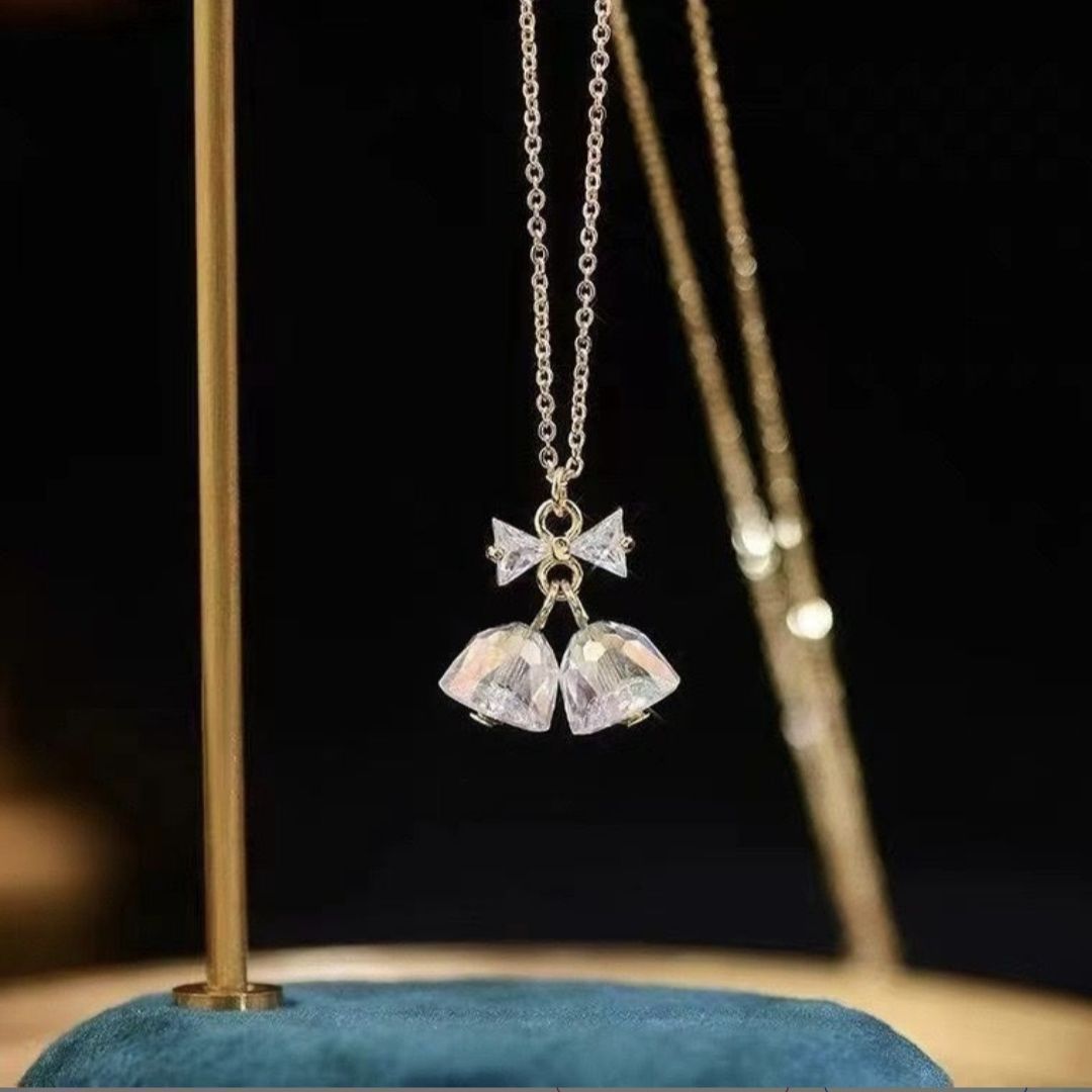 Women's Super Fairy Sweet Cool Water Drop For Light Luxury Minority Necklace