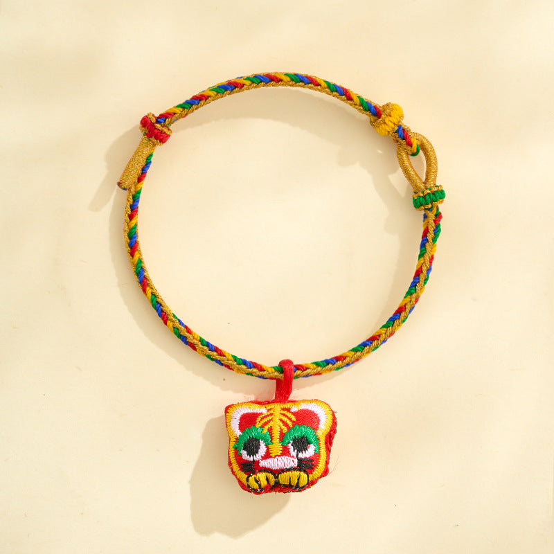 Dragon Boat Festival Colorful Rope Carrying Strap Handmade Braided Adult Bracelet