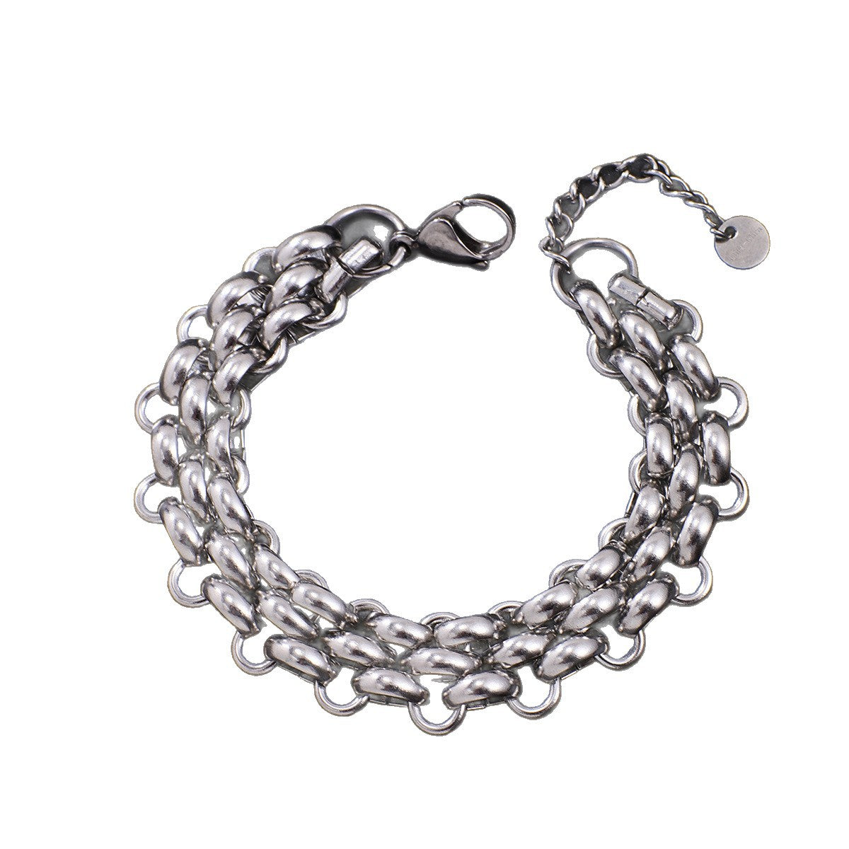 Women's & Men's Retro Stainless Steel Hip Hop Cuban Bracelet