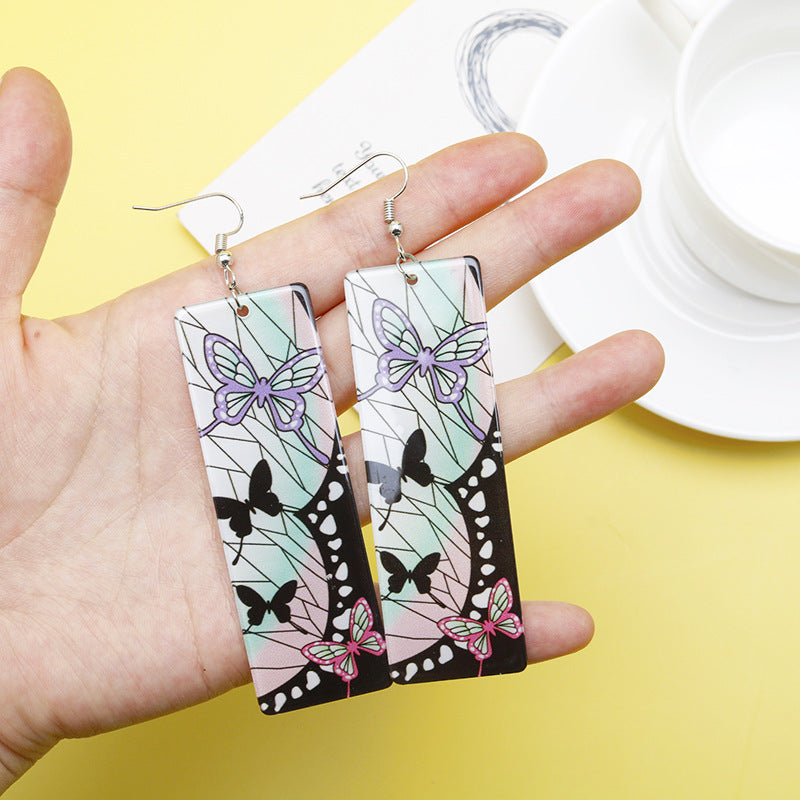 Anime Peripheral No Stove Door Ear Clip Rings