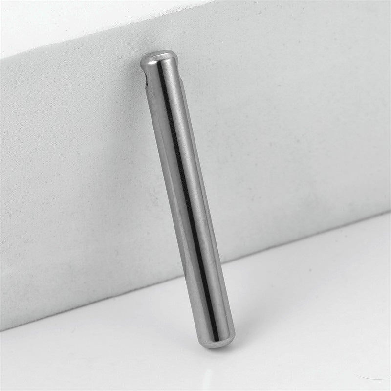 Stainless Steel Rectangular Cuboid Tag Titanium Pendants