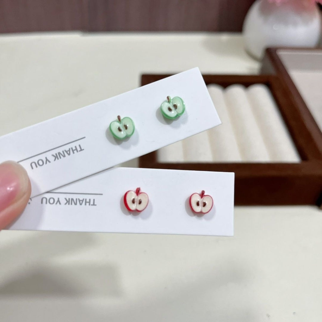 Apple Magnetic Simple Personality Sweet Mori Style Ear Clip