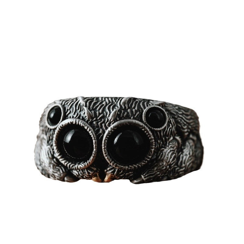 Jumping Spider Creative Animal Opening Adjustable Rings