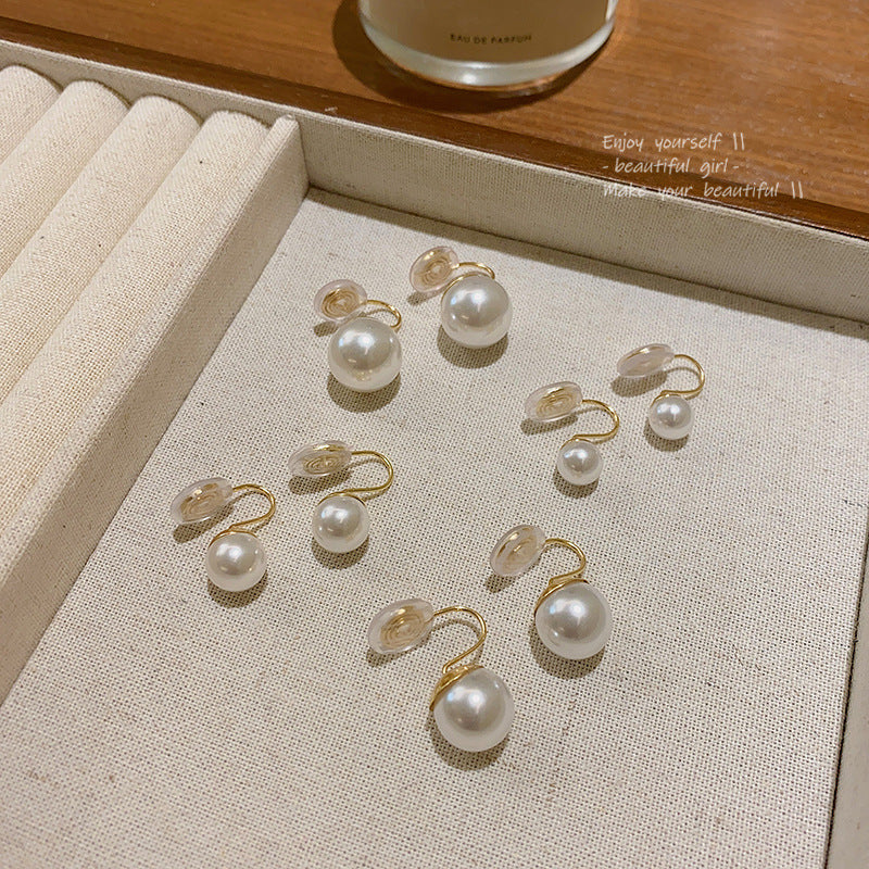 Without Pierced Mosquito Coil Clips Light Luxury Minority Compact Temperamental Earrings