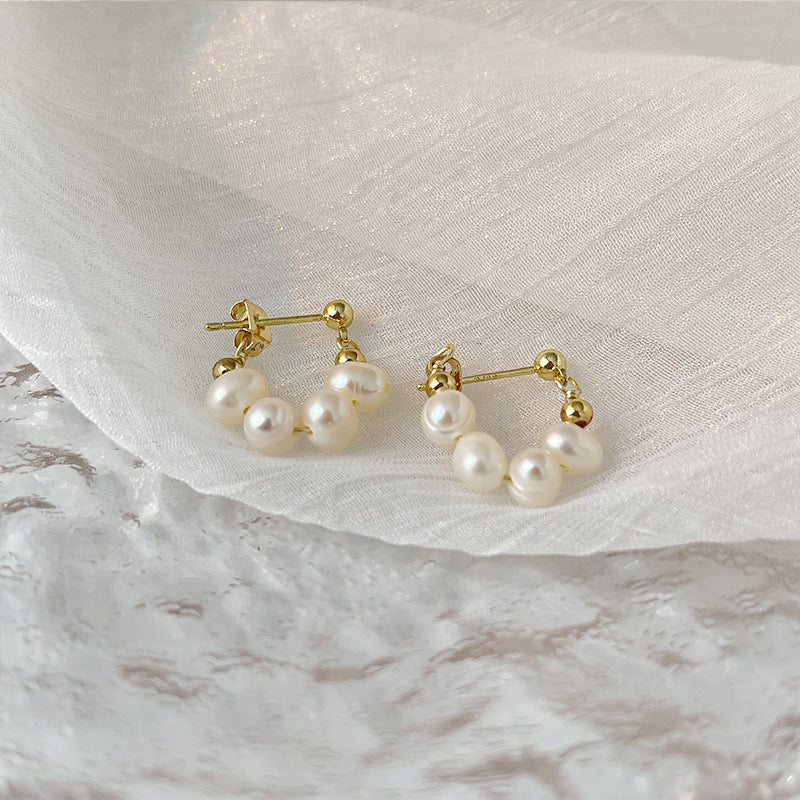 Fresh Water Pearl Elegant High Sense Special Interest Versatile Rings