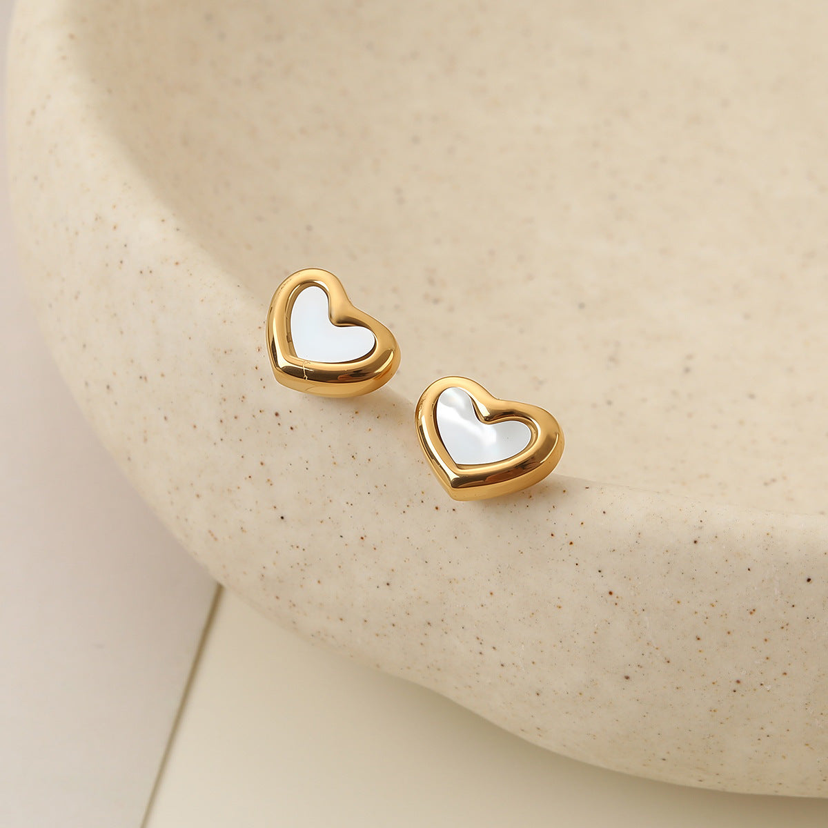 Steel Gentle White Shell Love Ear Fashion High Bracelets