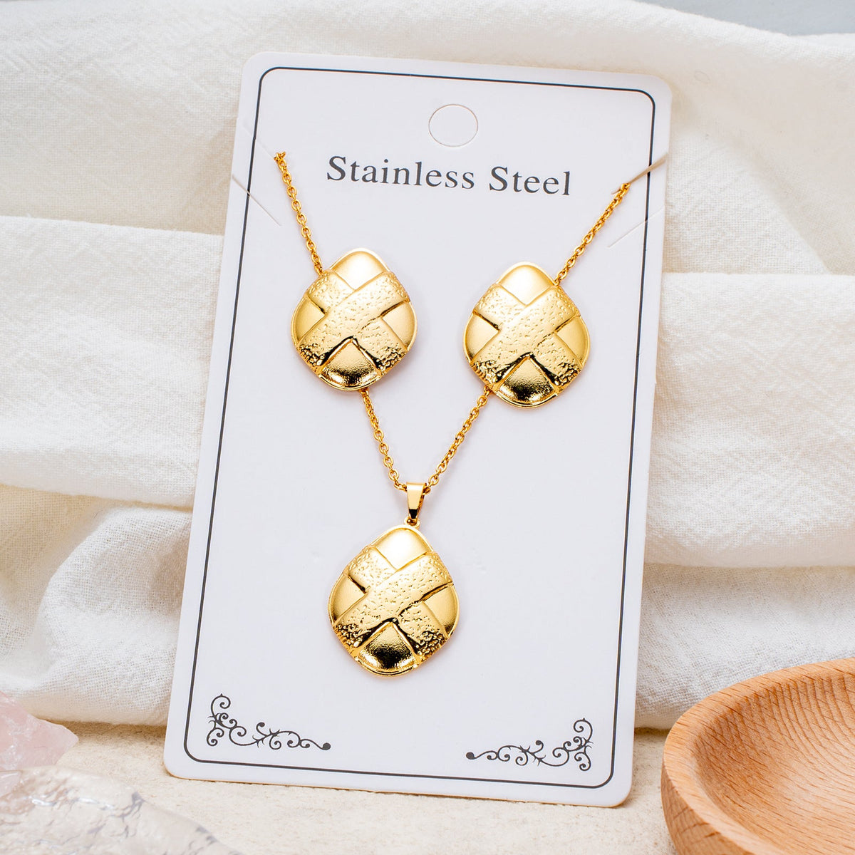 Best-selling Fashion Personality Stainless Steel Variety Of Jewelry Set