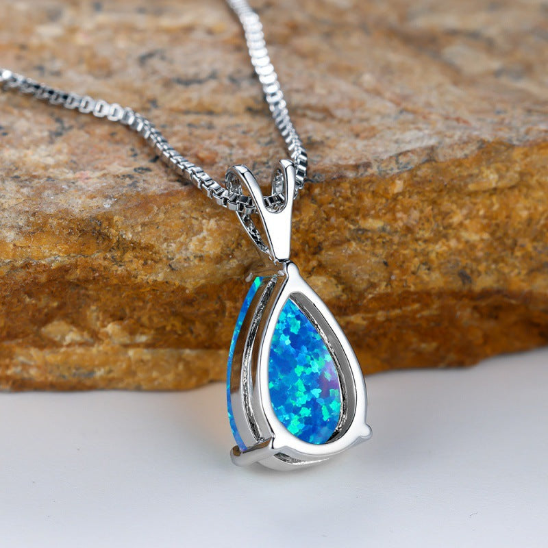 Water Drop Opal Female Temperament High Sense Pendants