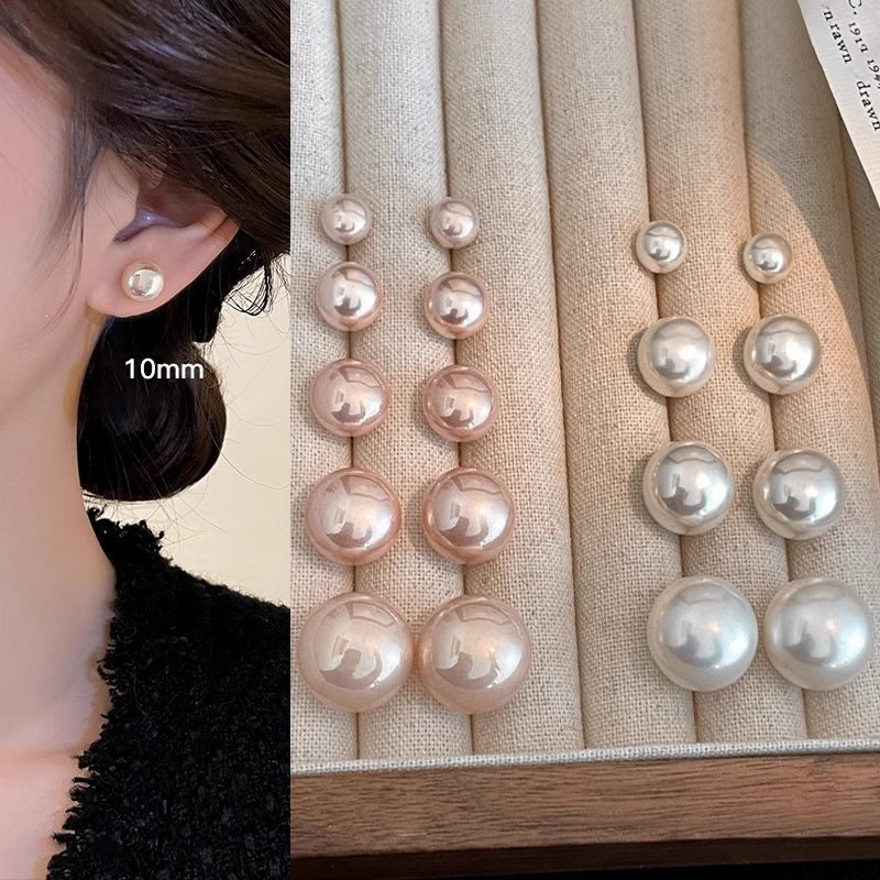 Women's Bread Pearl Ear Bone For Graceful Stud Earrings