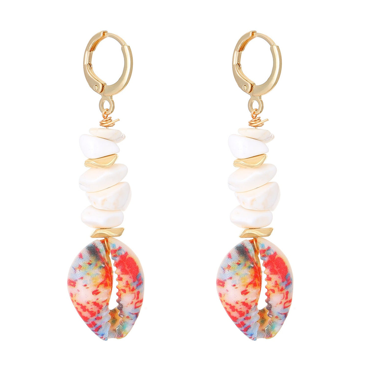 Starfish Spiral Pattern Ear Wind High Sense Ocean Jewelry Set