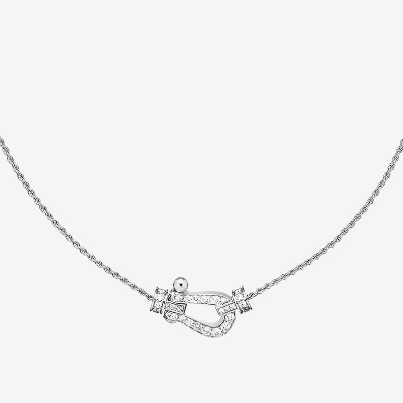 Women's Fred Vachette Clasp Rose Gold Life Necklaces
