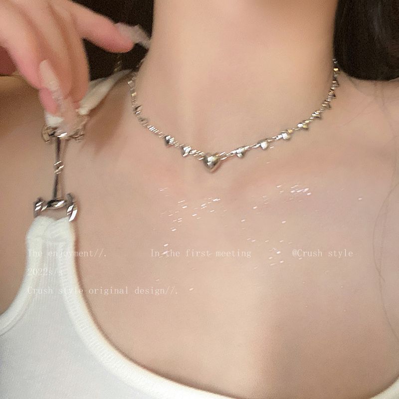 Women's Super Fairy Sweet Cool Water Drop For Light Luxury Minority Necklace
