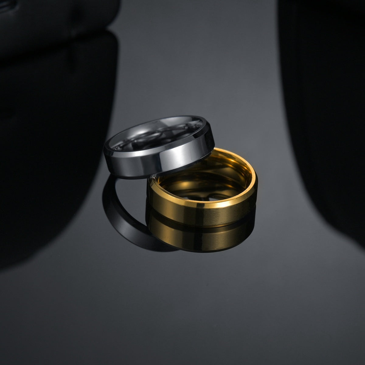 Men's Simple Fashion Stainless Steel Popular Ornament Rings