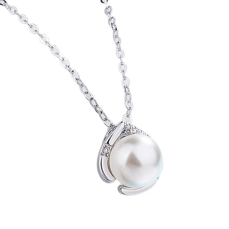 Water Drop Pearl Classic Drop-shaped White Pendant