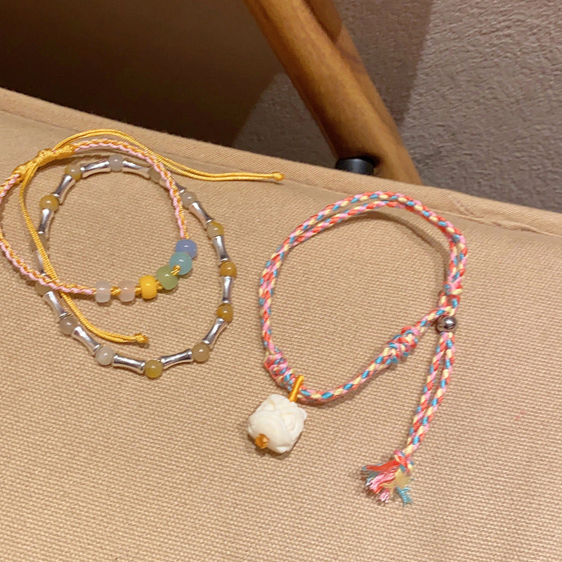 Children's Boat Festival Colorful Rope Hand Weaving Mall Store Gift Colored Bracelet