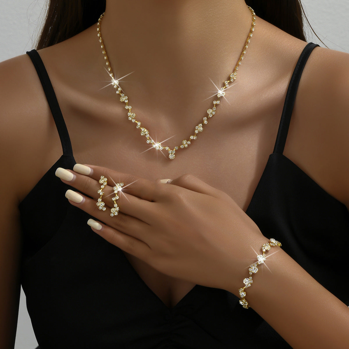 Simple Fashion Suit Bridal Elegant Fashionable Earrings