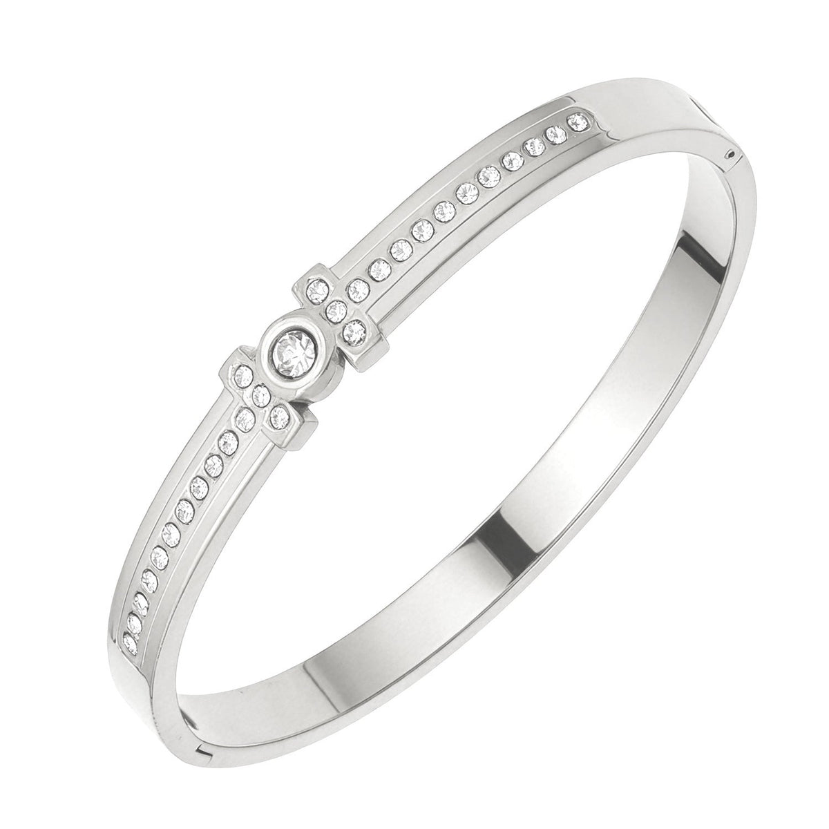 Open Stainless Steel Hydraulic Light Luxury High-grade Exaggerated Design Sense Bracelets
