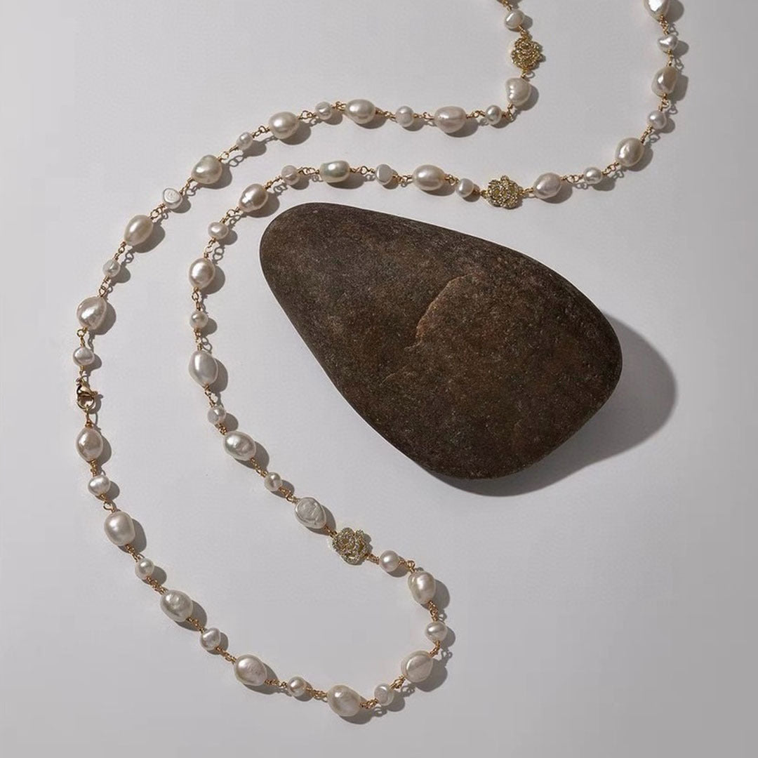 Women's Natural Freshwater Pearl Long For Affordable Luxury Fashion Necklaces
