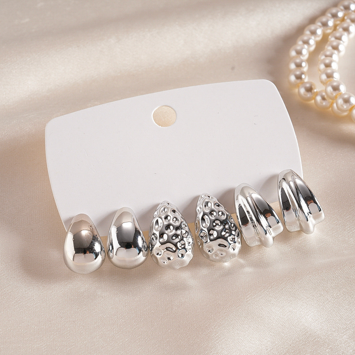 Flower Pearl Tassel Light Luxury High-grade Ear Rings