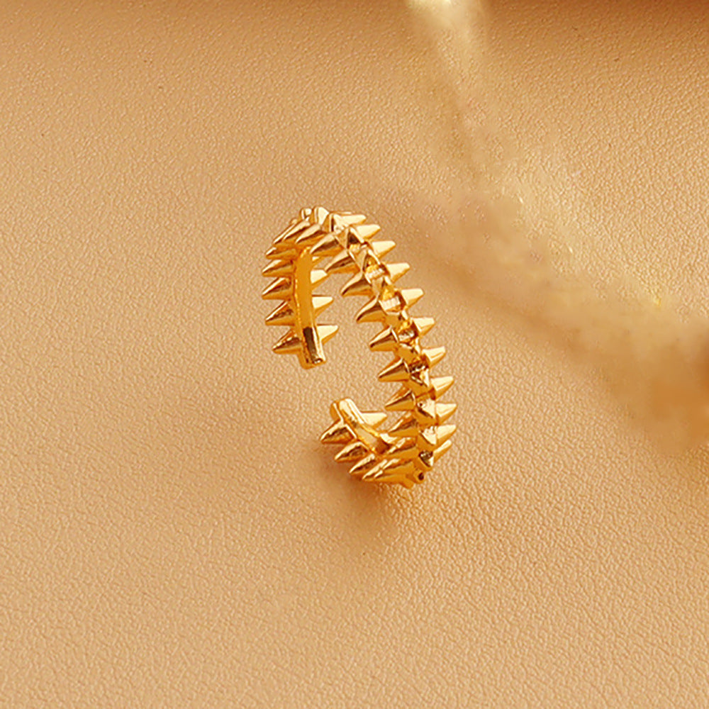 Fashion Personality Gear Open Buckle Gold Light Luxury Bracelet