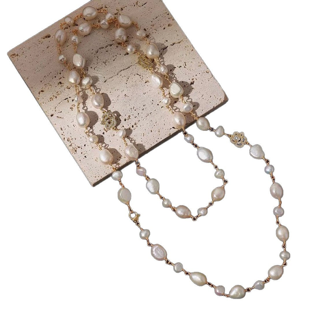 Women's Natural Freshwater Pearl Long For Affordable Luxury Fashion Necklaces