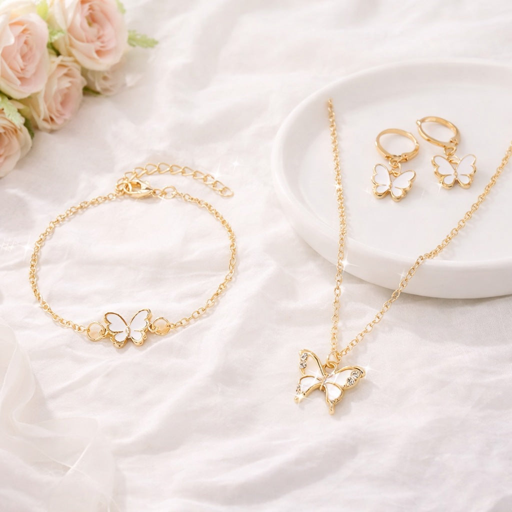 Women's Lucky Four-leaf Clover Five Petal Flower Bracelets