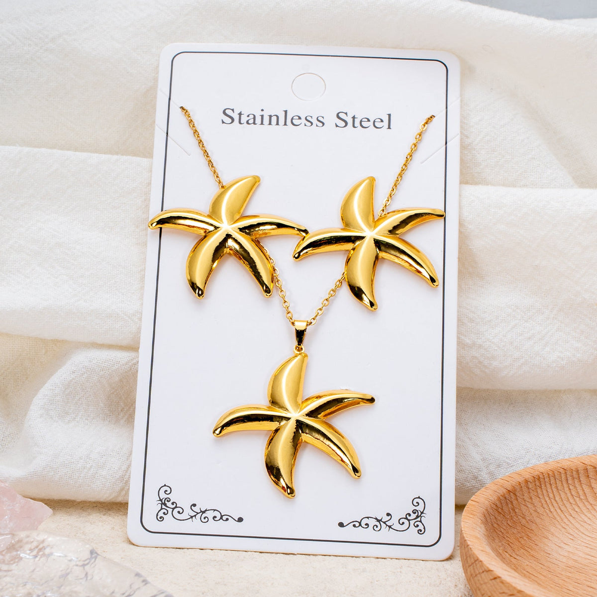 Best-selling Fashion Personality Stainless Steel Variety Of Jewelry Set