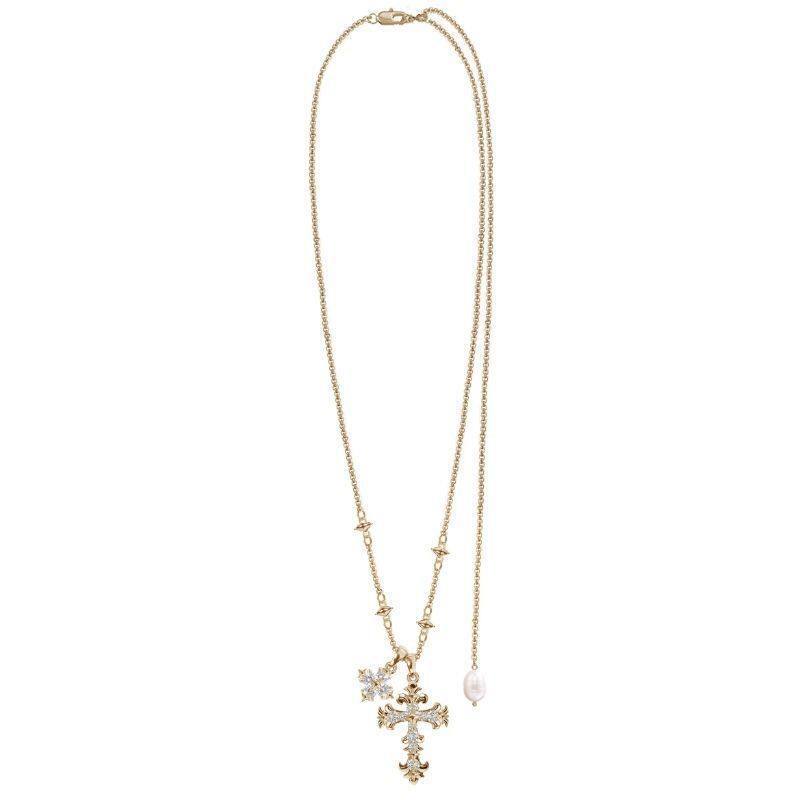 Holy Contract Series Cross Niche Long Necklace