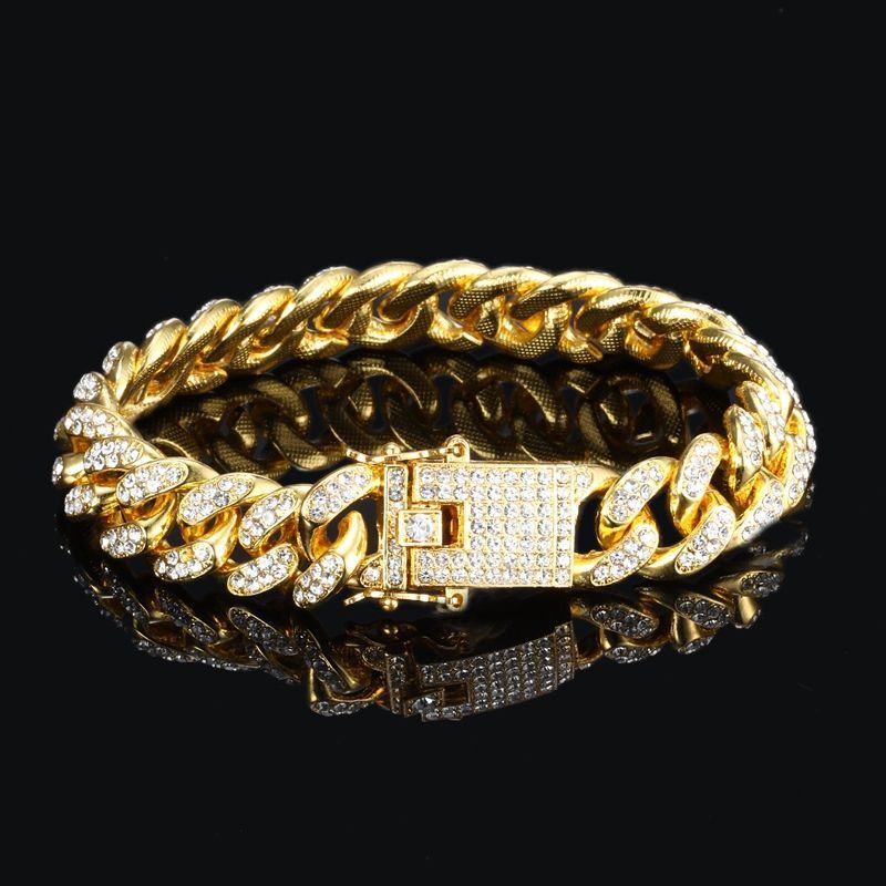 Men's Niche Design Cuban American Style Disco Jumping Cold Boys Bracelets