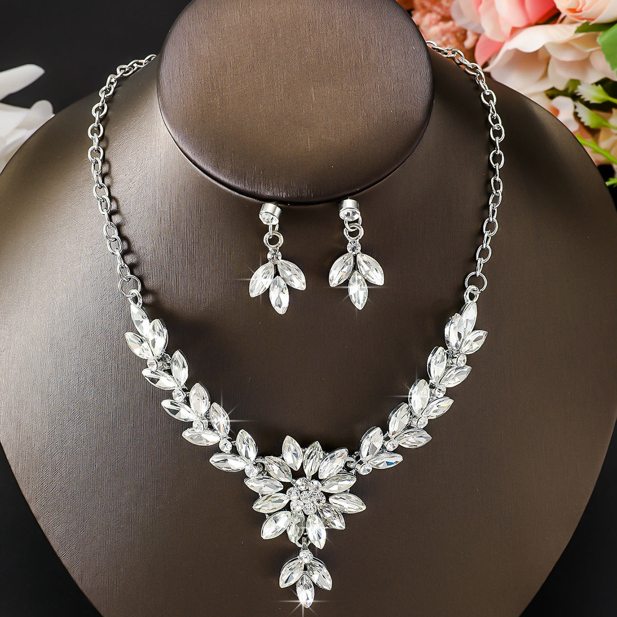 New Fashion Bridal Two-piece Elegant High-grade Jewelry Set