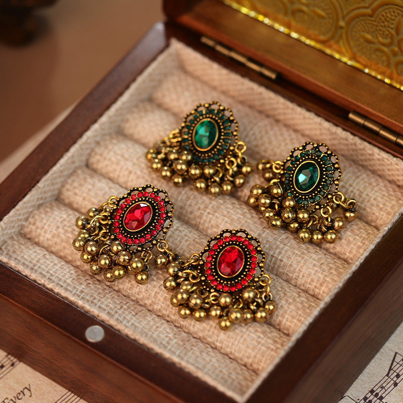Women's Matching Wings Drop Beads Exaggerated Bohemian Style Jewelry Set