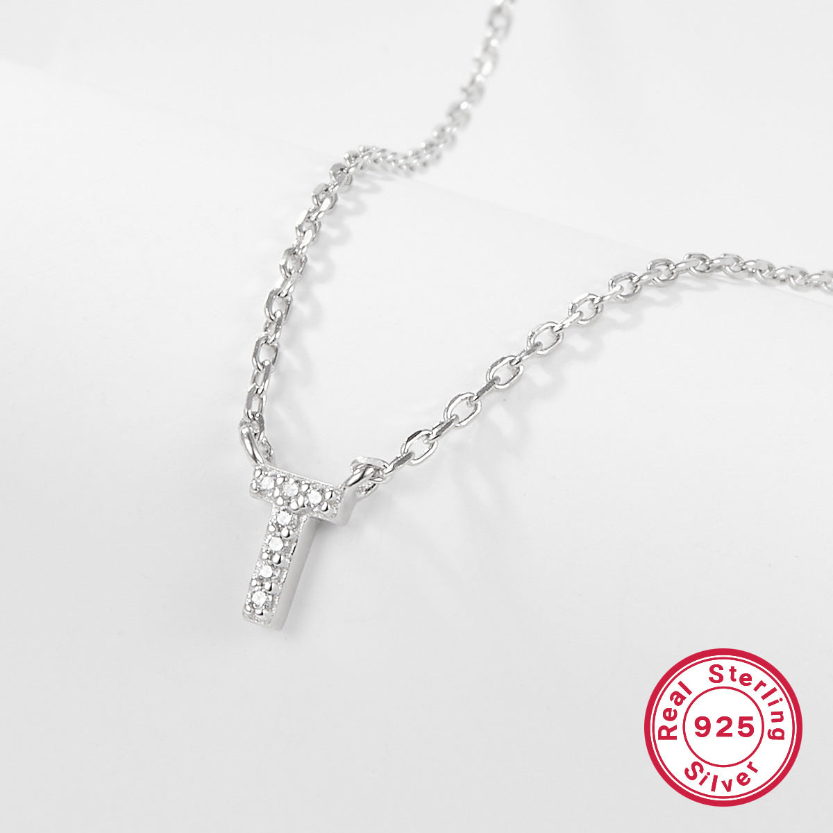 Women's Sier Minority Simple Clavicle Chain Beaded Necklaces