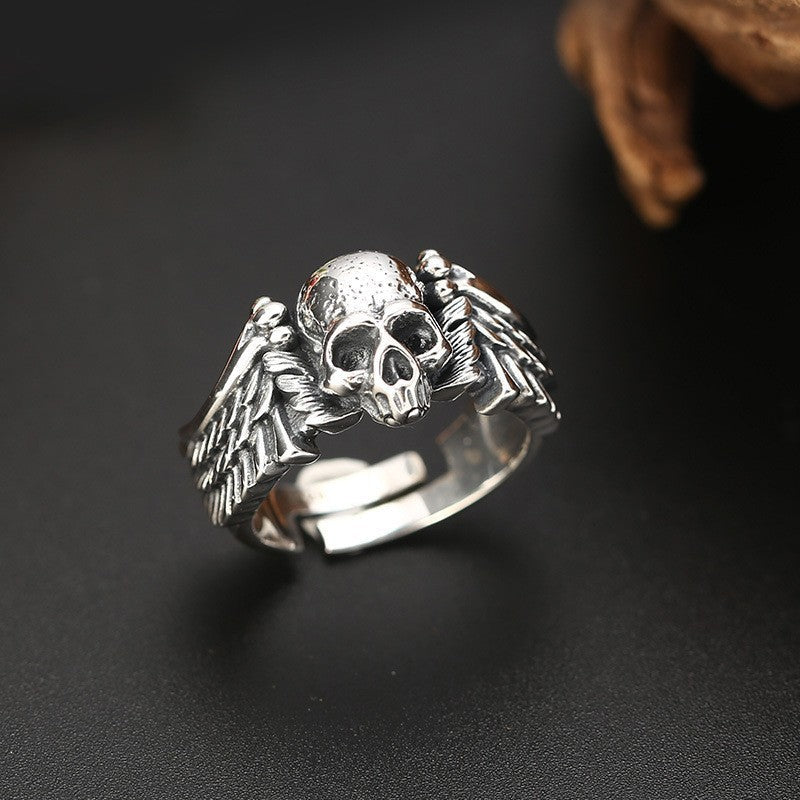 Skull Male Rock Gothic Punk Gift Ring