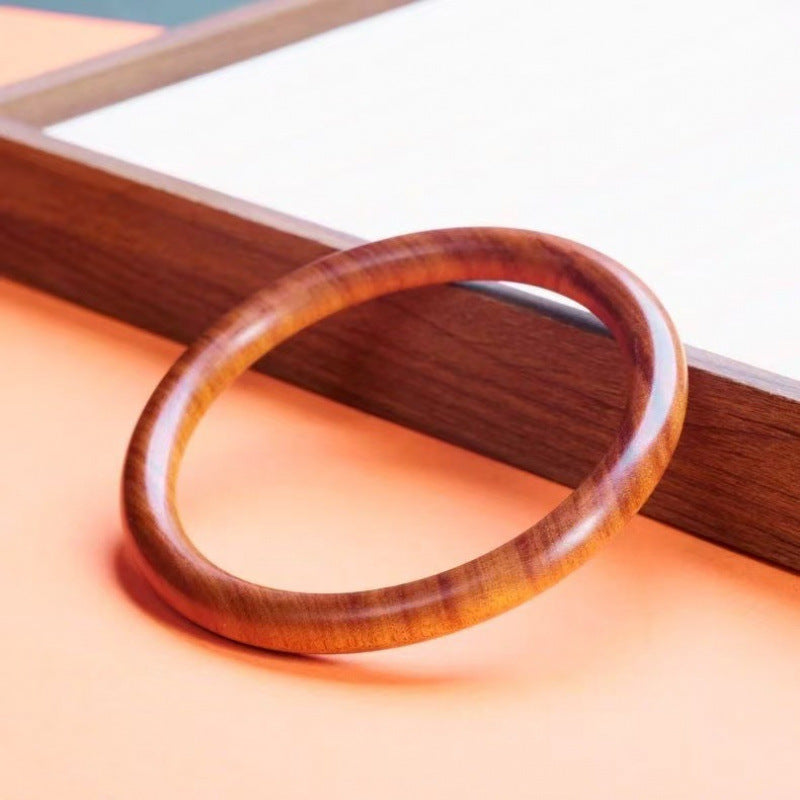 Women's Old Peach Wood Pure Original Wooden Bracelet