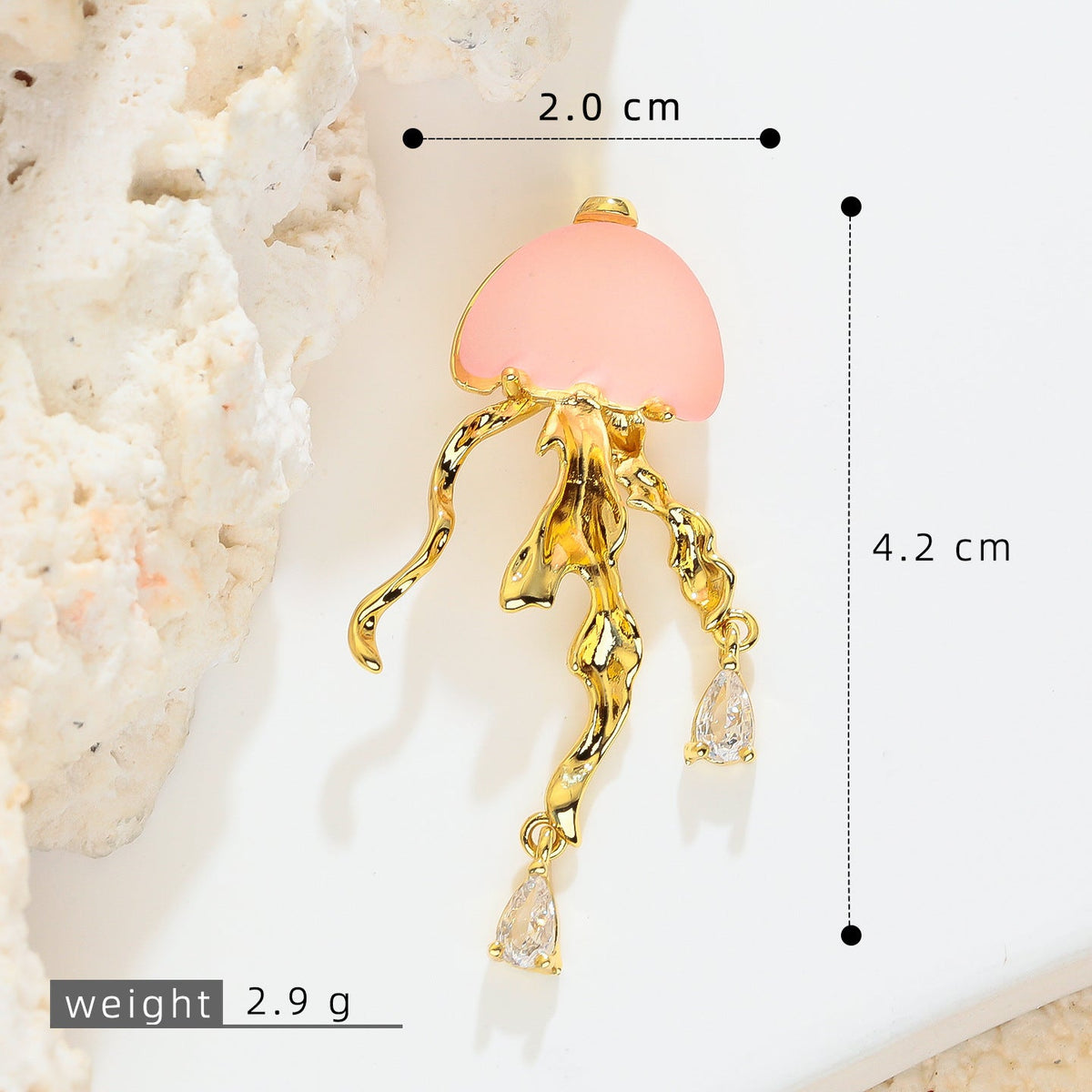 Ocean Series Dripping Jellyfish Niche Design Clavicle Necklaces